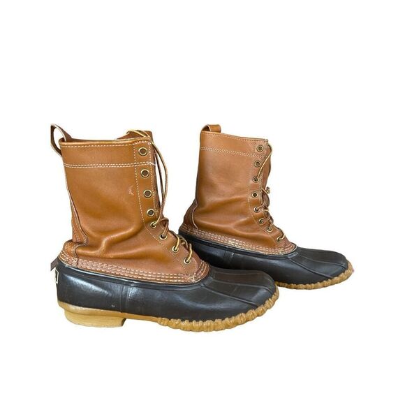L.L. Bean Mens Brown Made In Maine The Original L.L. Bean Hunting Boots Size 9M - Picture 4 of 9